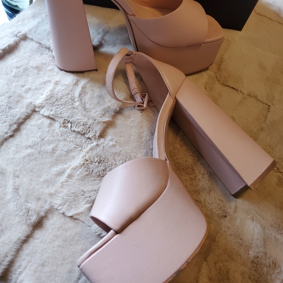 SCHUTZ platforms lenne leather size 8 - Picture 5 of 9